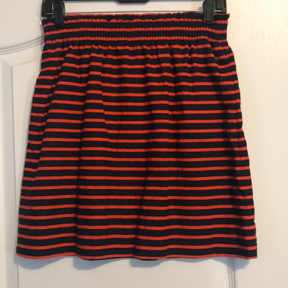 Jcrew size 2 stripe skirt